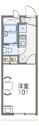 レオパレス天上野の間取り