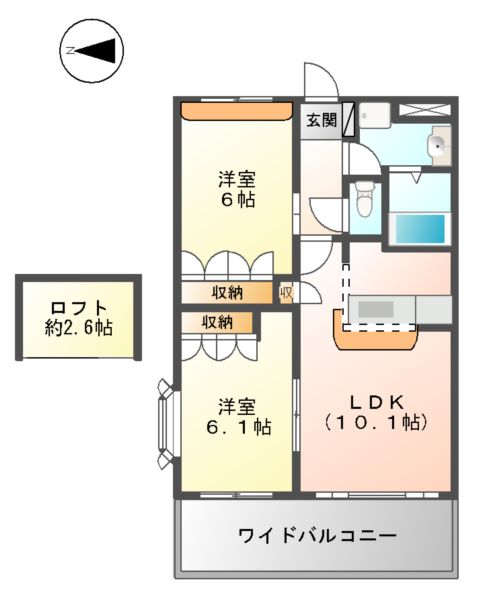 ティエドールの間取り