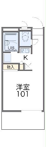 レオパレスキッショーの間取り