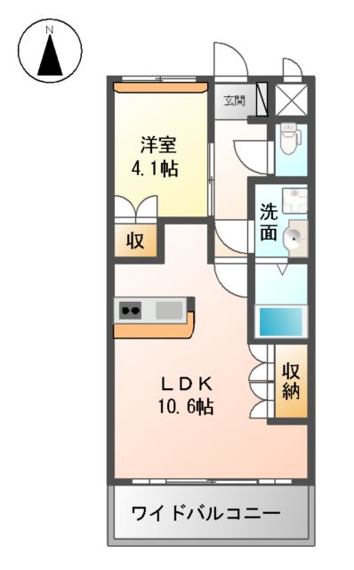 ラ・パスの間取り