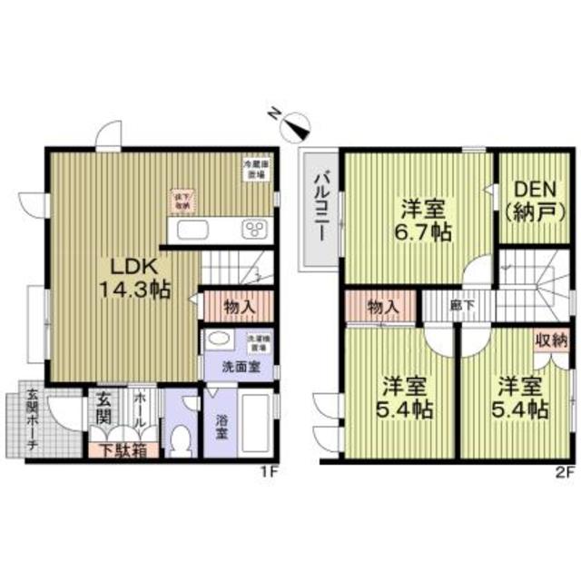 Forest Maison H&Mの間取り