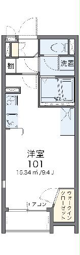 レオネクストスカイスクレイパーの間取り