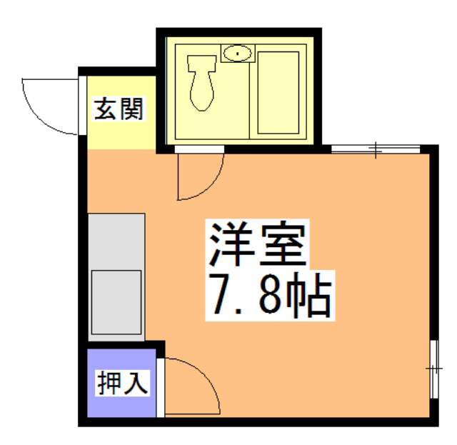 丸富マンションの間取り