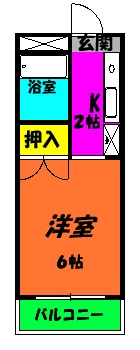 コーポラス音戸山の間取り