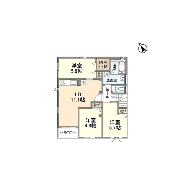 2/2 間取
