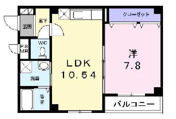 アルドーレ寺之内の間取り