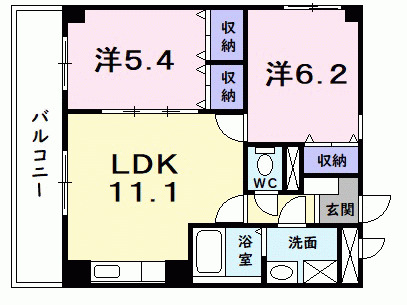 エルソレイユの間取り