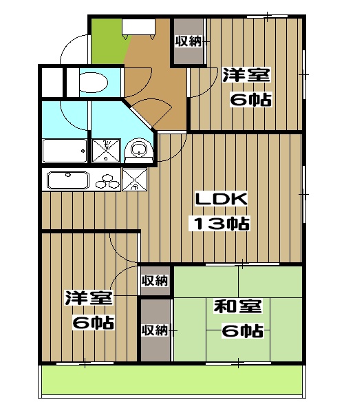 パラッツォ桂の間取り