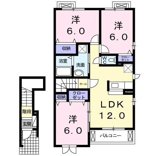 ラフレシールの間取り
