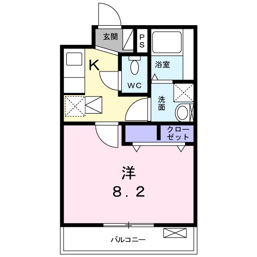ソレアード 一里山の間取り