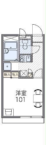 レオパレス洛西の間取り