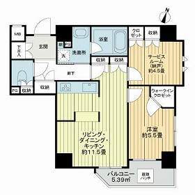 ジェイパーク神楽坂の間取り