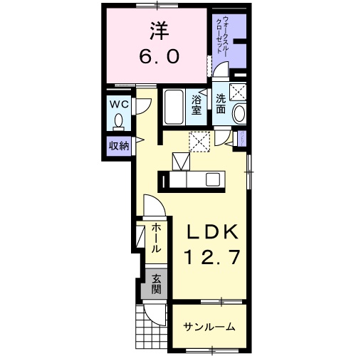 カーサ・デ・ピノの間取り