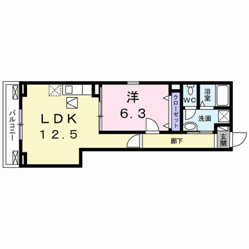 フレイム パーク イーストの間取り