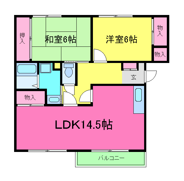 フローラの間取り