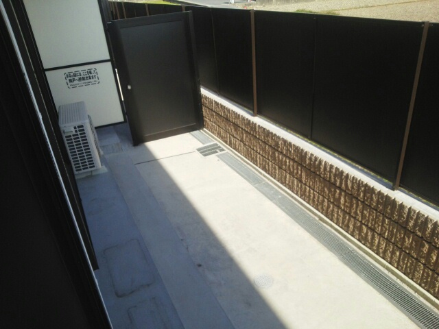 9/22 バルコニー