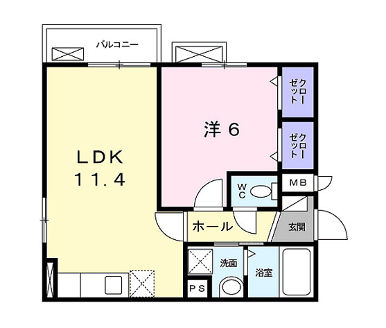 グランシェルの間取り
