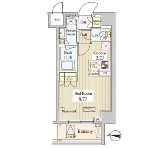 WASEDA APARTMENTの間取り
