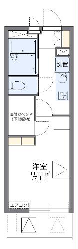 レオパレスVilla偕楽の間取り