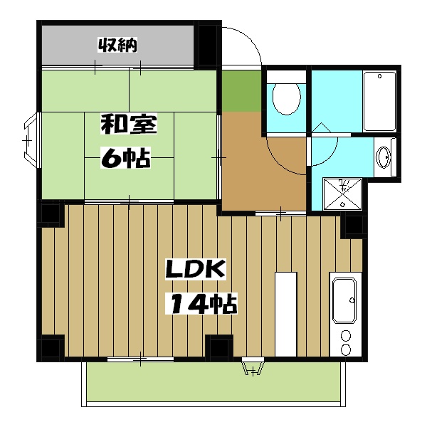 アーバン嵐山Ⅳの間取り