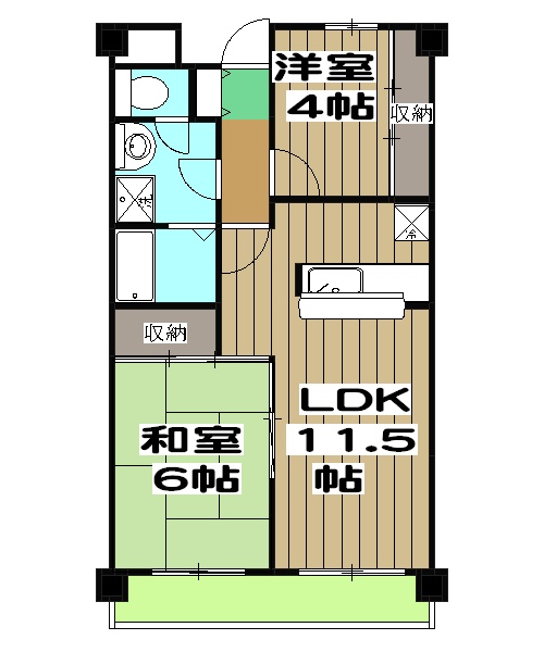 メイゾン桂東の間取り