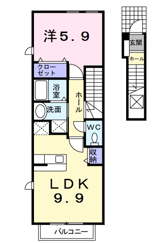 エトワール・Ｋの間取り