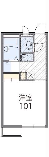 レオパレス豊の間取り