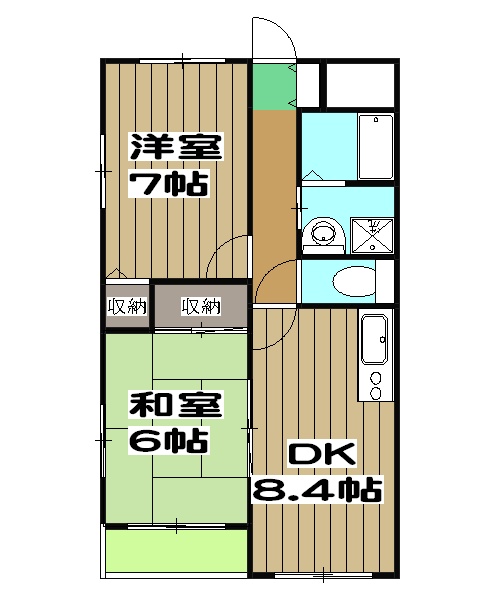 スラージュマンⅡ棟の間取り