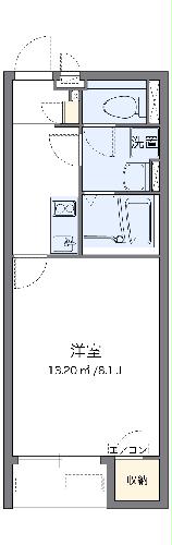 クレイノ太秦天神川の間取り