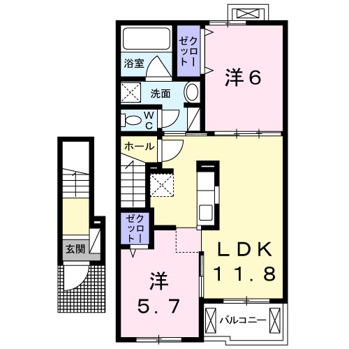 ユニゾンⅢの間取り