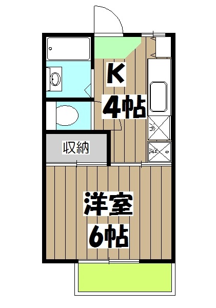 コスモ桂の間取り