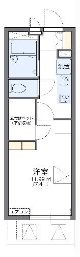 レオパレスVilla偕楽の間取り