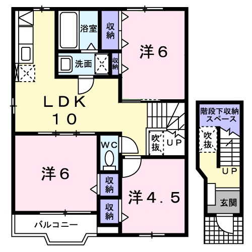 メゾンソレイユⅡの間取り