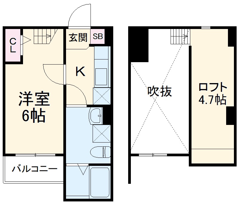 OLD TOWNの間取り