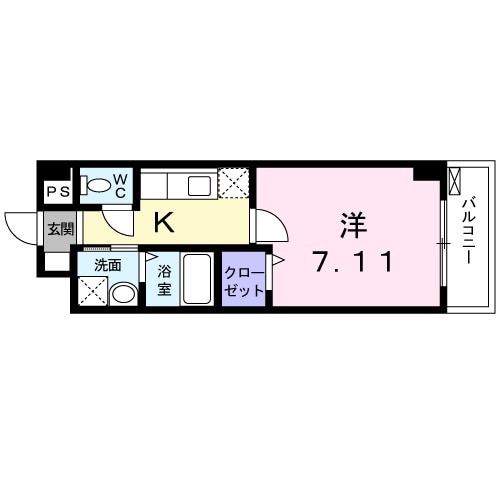 ベリエ太秦の間取り