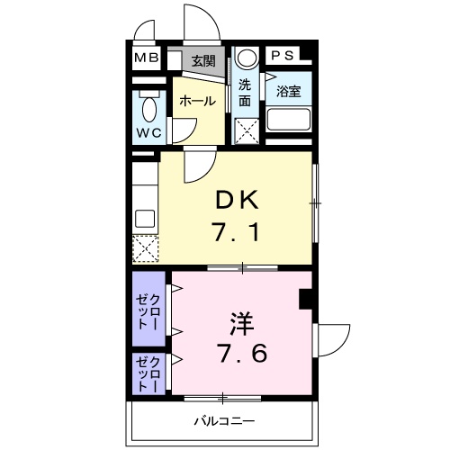 アベニール・ポルトの間取り