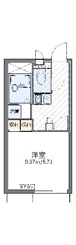 レオパレス一本松の間取り