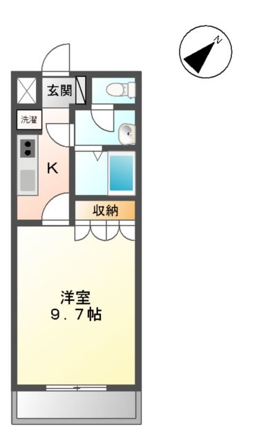 グリーンビューハイムの間取り