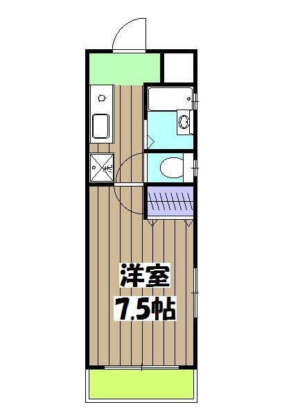 フレディの間取り