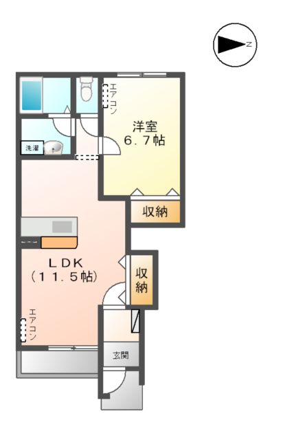 ウイングコートの間取り