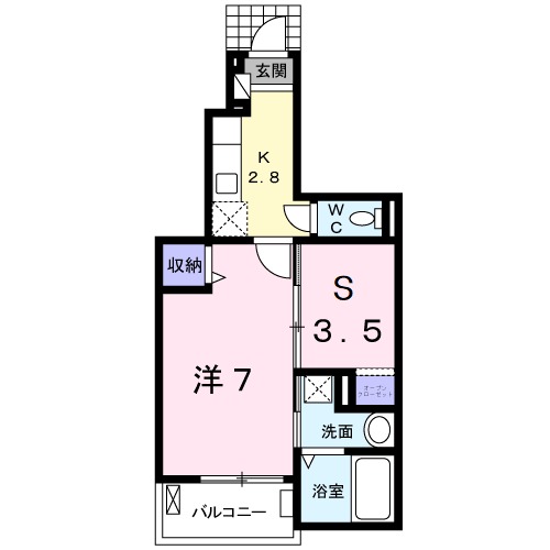 ラグナヒルズ Cの間取り