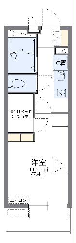 レオパレスVilla偕楽の間取り