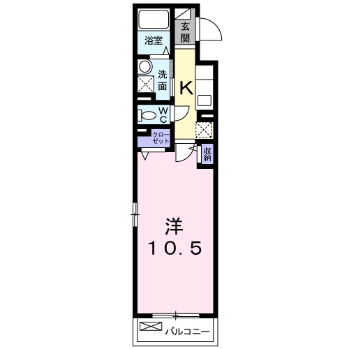 キョーナン宇治伊勢田の間取り