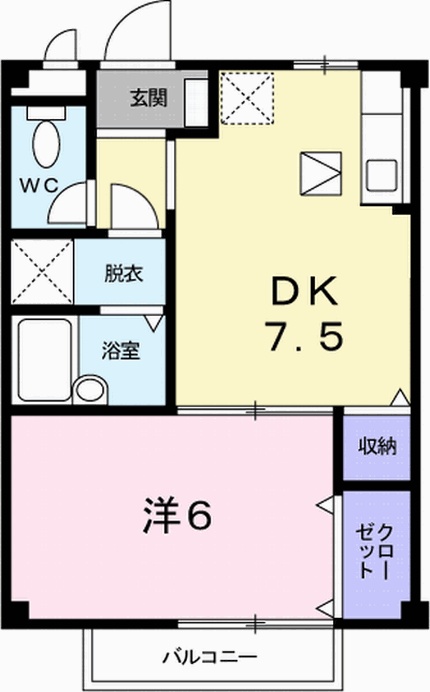 セントラルシティⅡの間取り