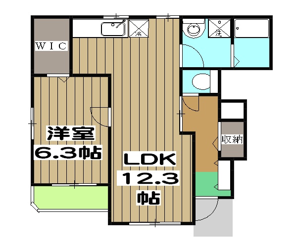ハピネスの間取り