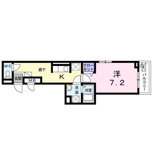 ヒュッゲの間取り