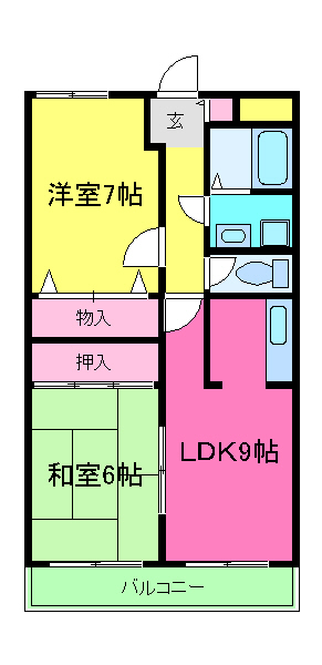 エントリート木村の間取り