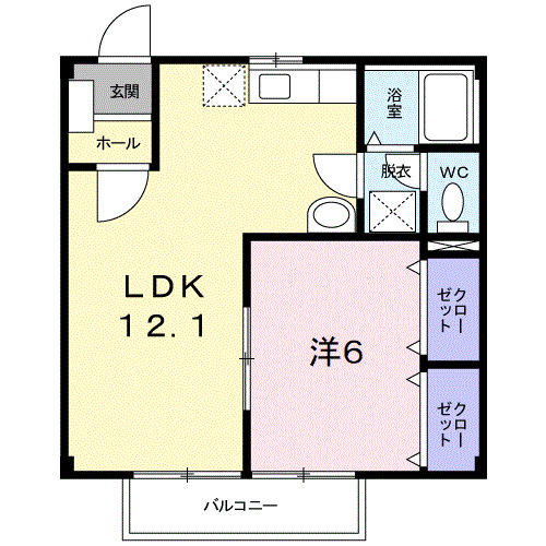 アクアヒルズⅡの間取り