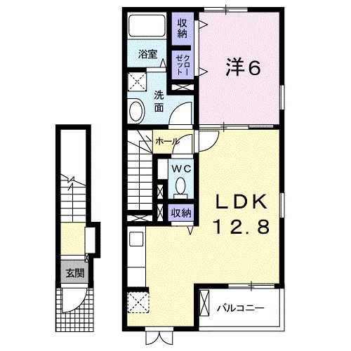 ウェルデンス友部 Ⅰの間取り