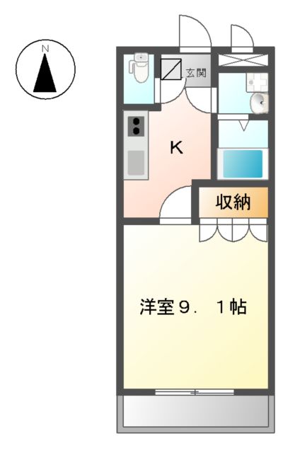 コンフォール舟小屋の間取り